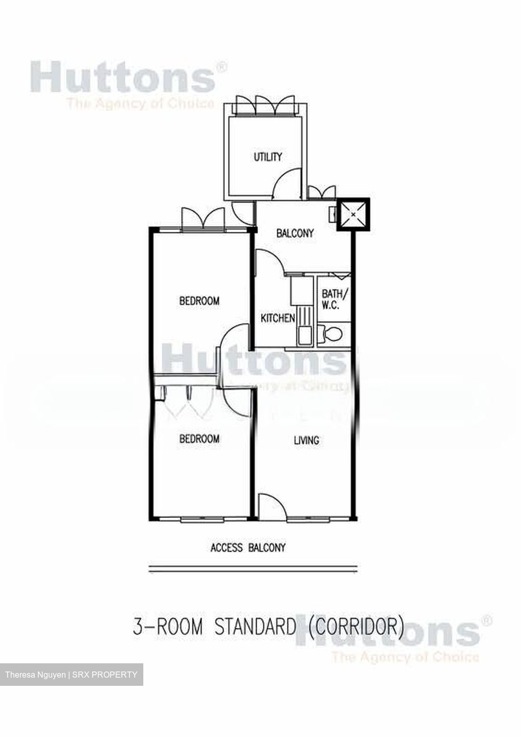 Blk 19 Balam Gardens (Geylang), HDB 3 Rooms #543562591